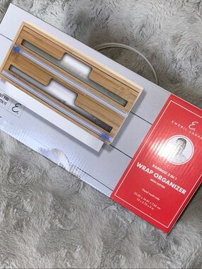 Emeril Lagasse Bamboo 2-in-1 Wrap Organizer - Natural Bamboo
